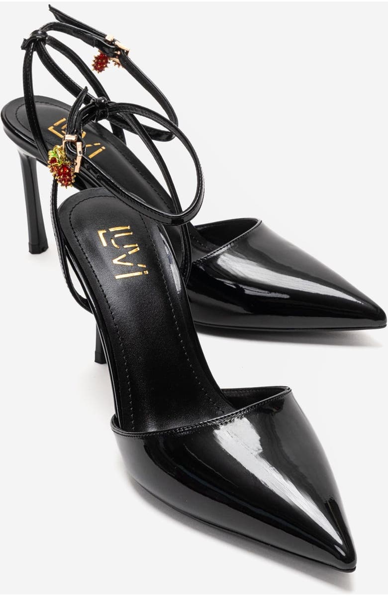 Prologue Shoes Thalia Stiletto Pump, Main, color, Black Patent