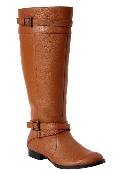 The Janis Tall Regular Calf Leather Boot (Wide Widths Available)