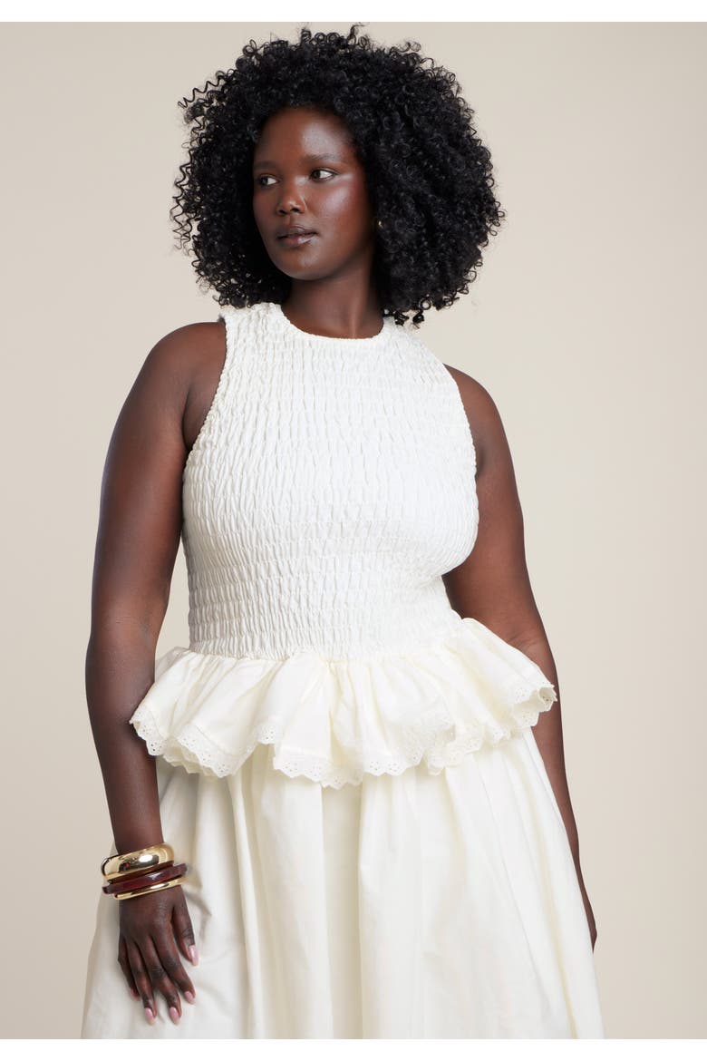 Trim Detail Peplum Midi Dress, Alternate, color, JET STREAM
