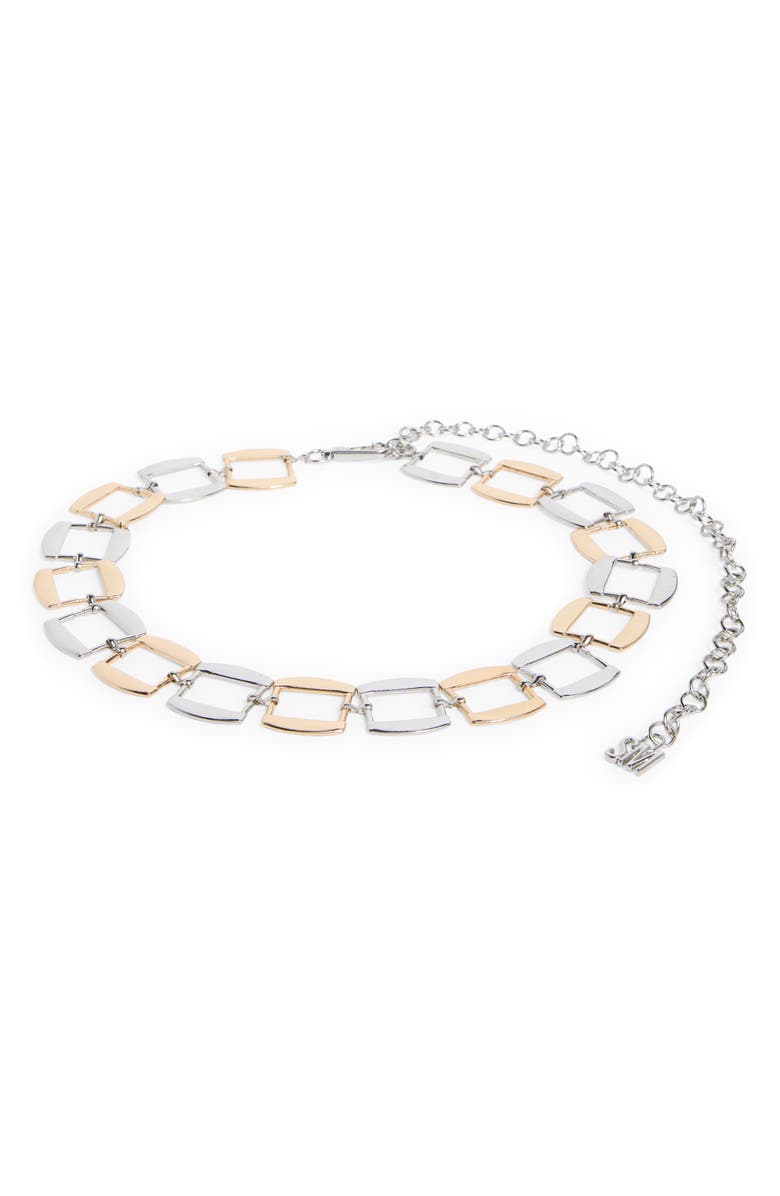 Steve Madden Status Chain Belt, Main, color, Two Tone