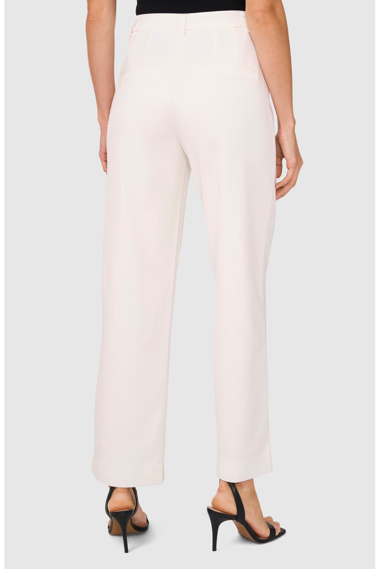 High Waist Straight Leg Pants, Alternate, color, NEW IVORY