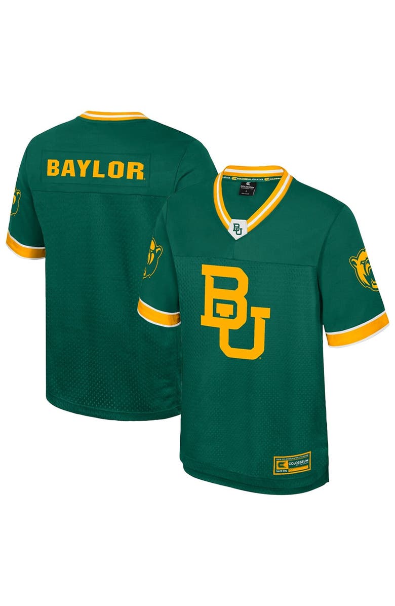 COLOSSEUM Men's Colosseum  Green Baylor Bears Nothing But The Hits Football Jersey, Main, color, Green