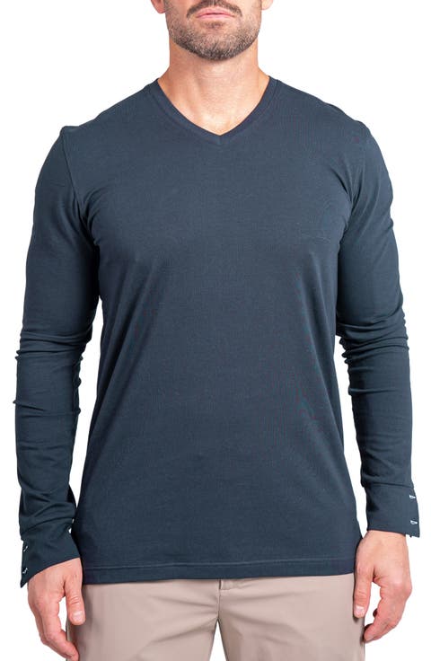 Edison Ascension V-Neck Long Sleeve T-Shirt