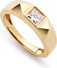 Ana Luisa Solid Yellow Gold - Diamond Equinox Ring