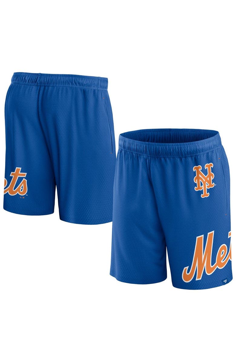FANATICS Men's Fanatics Branded  Royal New York Mets Clincher Mesh Shorts, Main, color, 