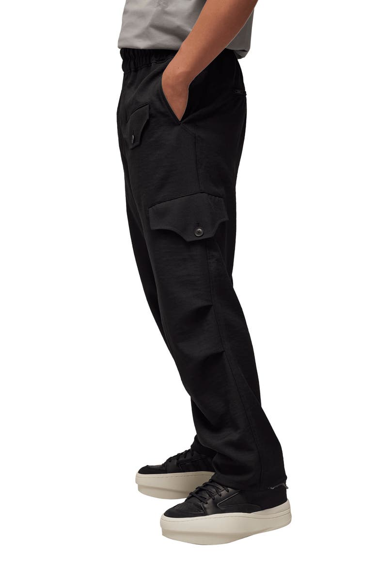 Recycled Polyester Twill Utility Pants, Alternate, color, BLACK