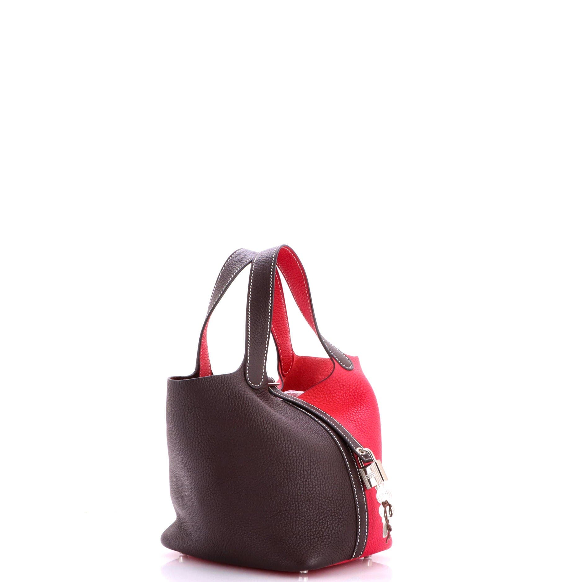 Casaque Picotin Lock Bag Clemence PM, Alternate, color, Pink