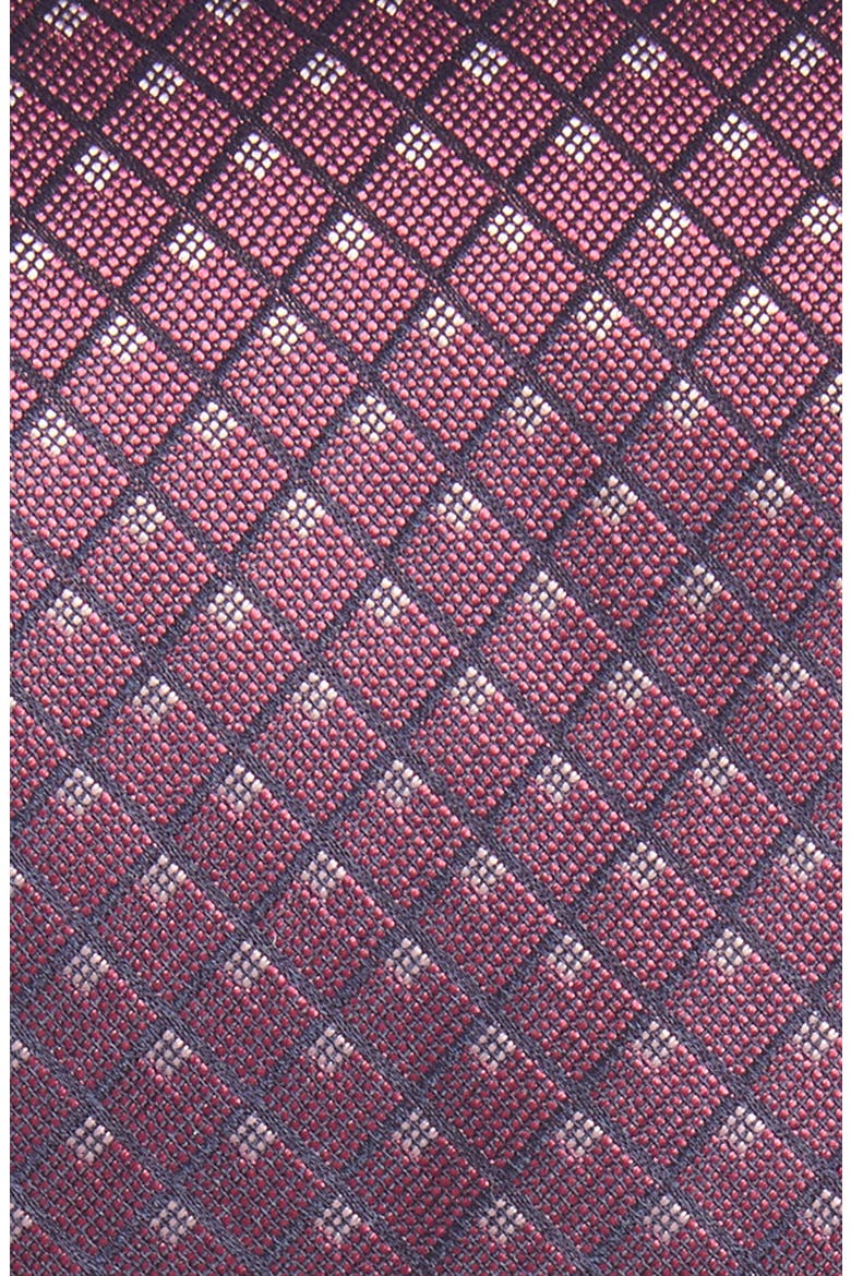 Geometric Silk Tie, Alternate, color, RED