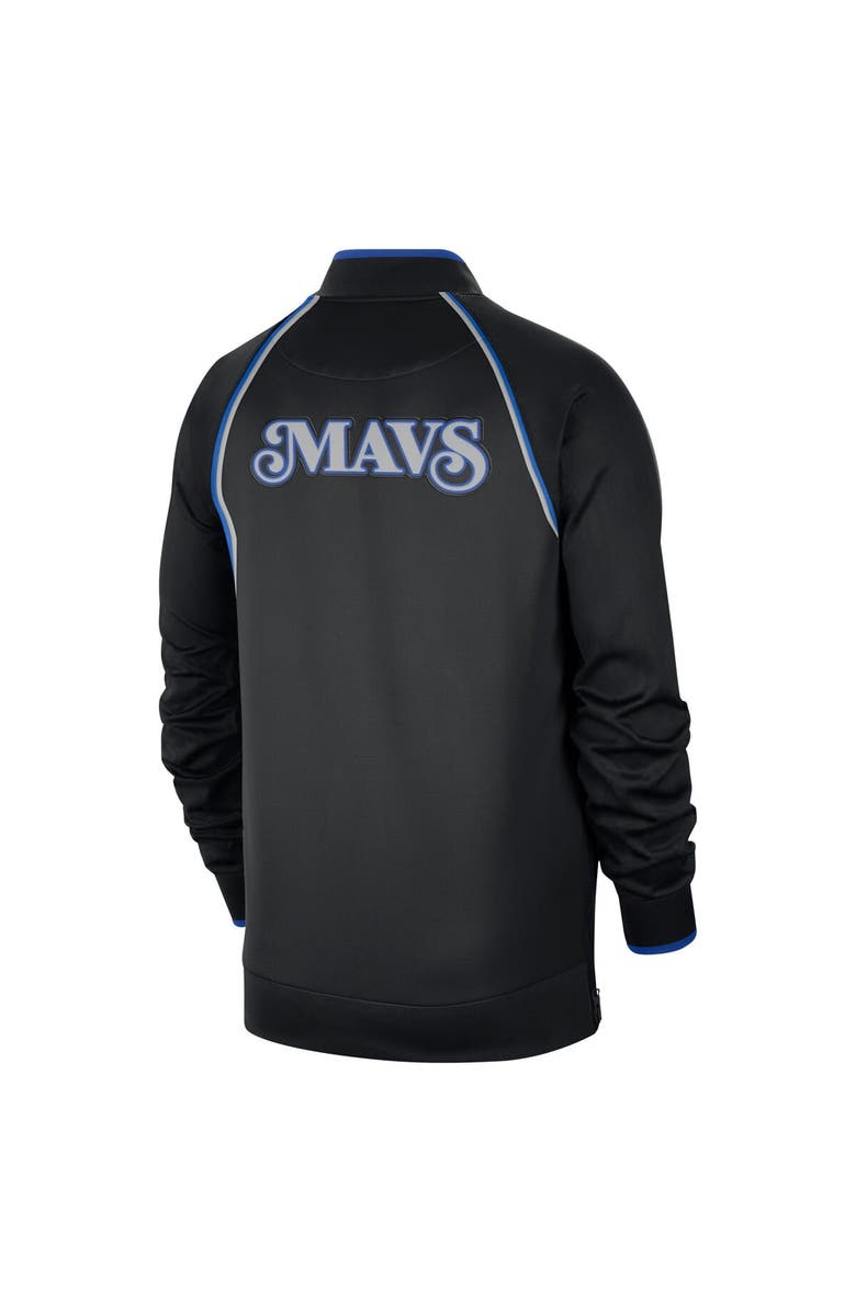 Nike Men's Nike Black Dallas Mavericks 2023/24 City Edition Authentic Showtime Performance Raglan Full-Zip Jacket, Alternate, color, 