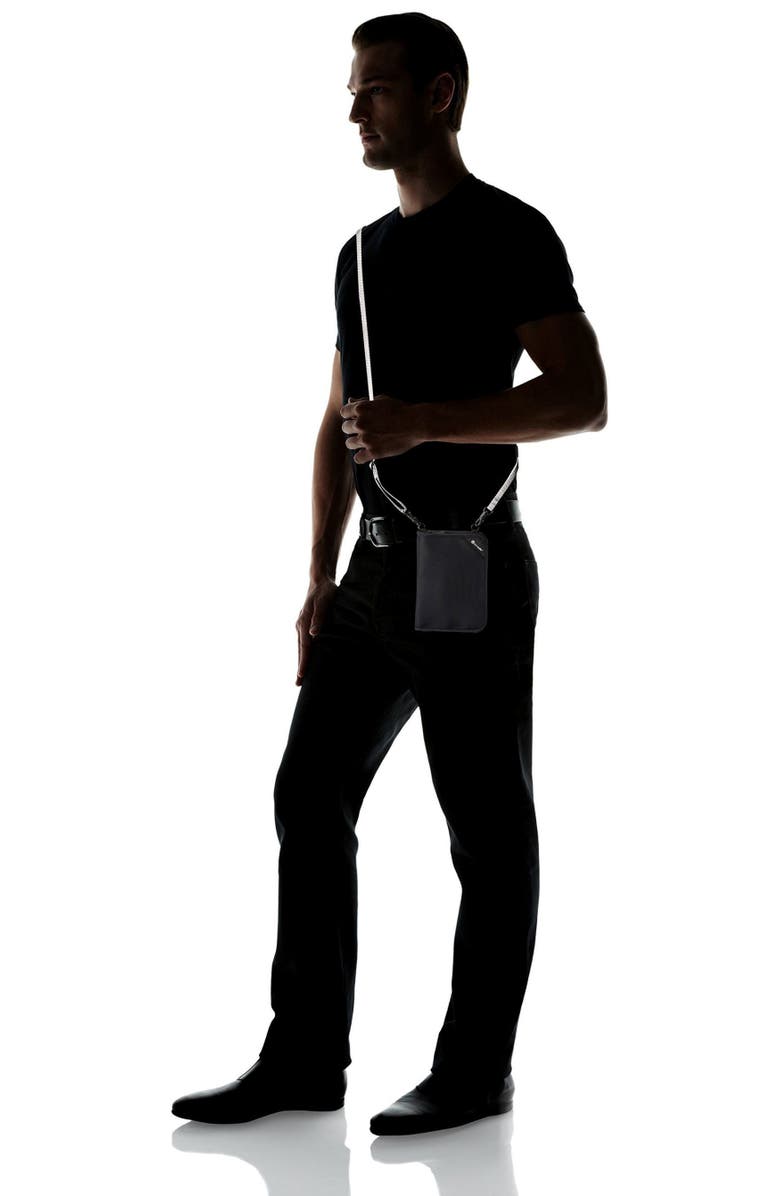 PACSAFE ,  RFIDsafe V150 Anti theft RFID blocking compact organiser  ,  Black, Alternate, color, Black