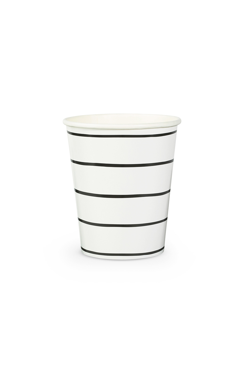Daydream Society Frenchie Striped 9 oz Cups, Main, color, Ink