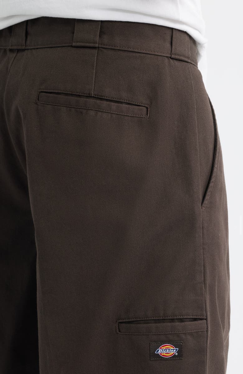 Dickies 248 Flat Front Cotton Work Pants, Alternate, color, Dark Brown