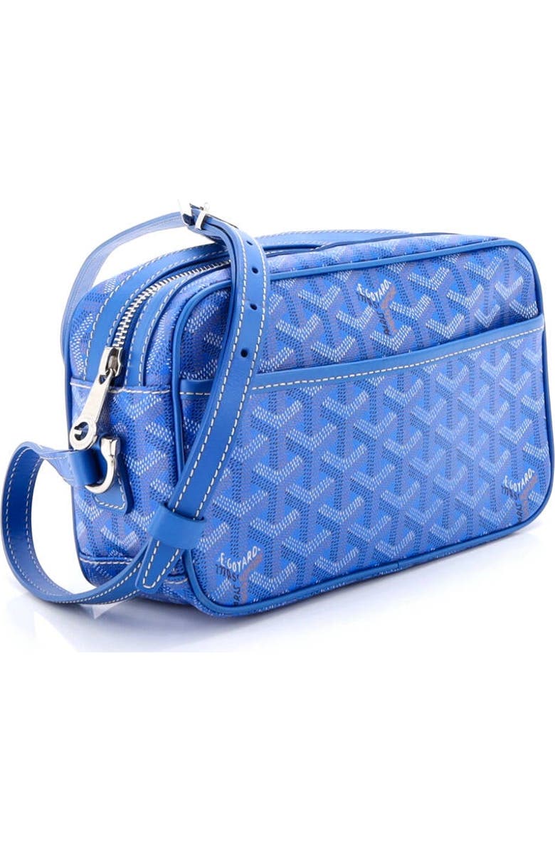 Pre-Owned Goyard Cap Vert Bag Coated Canvas, Alternate, color, Blue