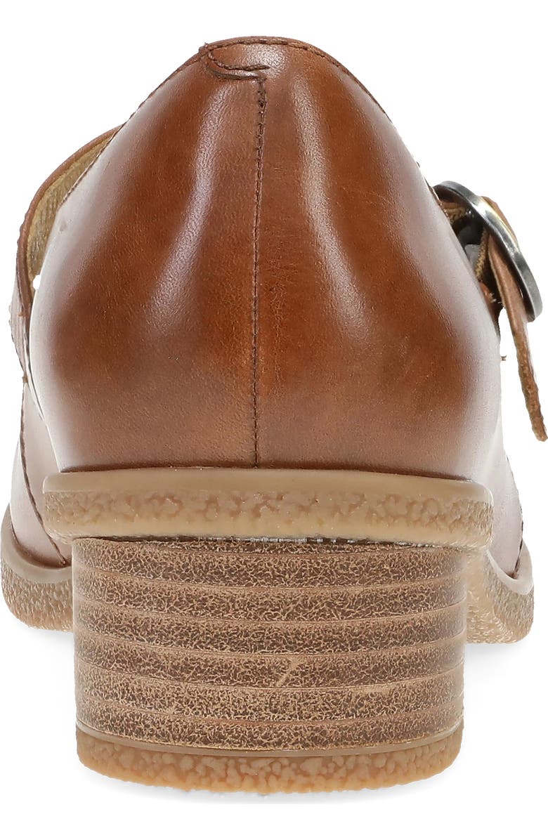 Dansko Deirdra Waterproof Mary Jane Pump, Alternate, color, Tan Waterproof Burnished