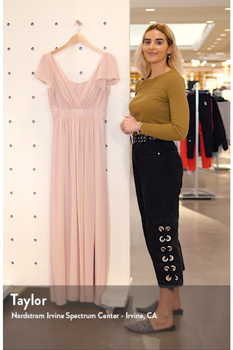 Pleat Chiffon Gown video