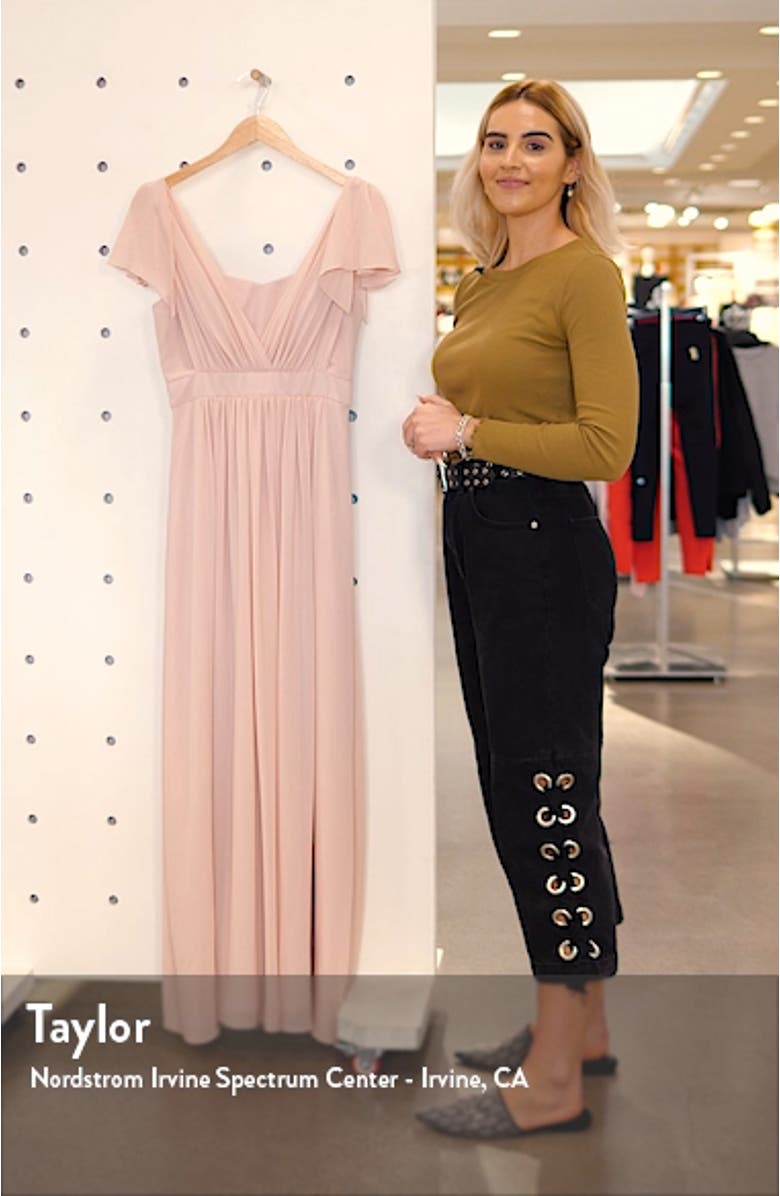 Pleat Chiffon Gown, sales video thumbnail