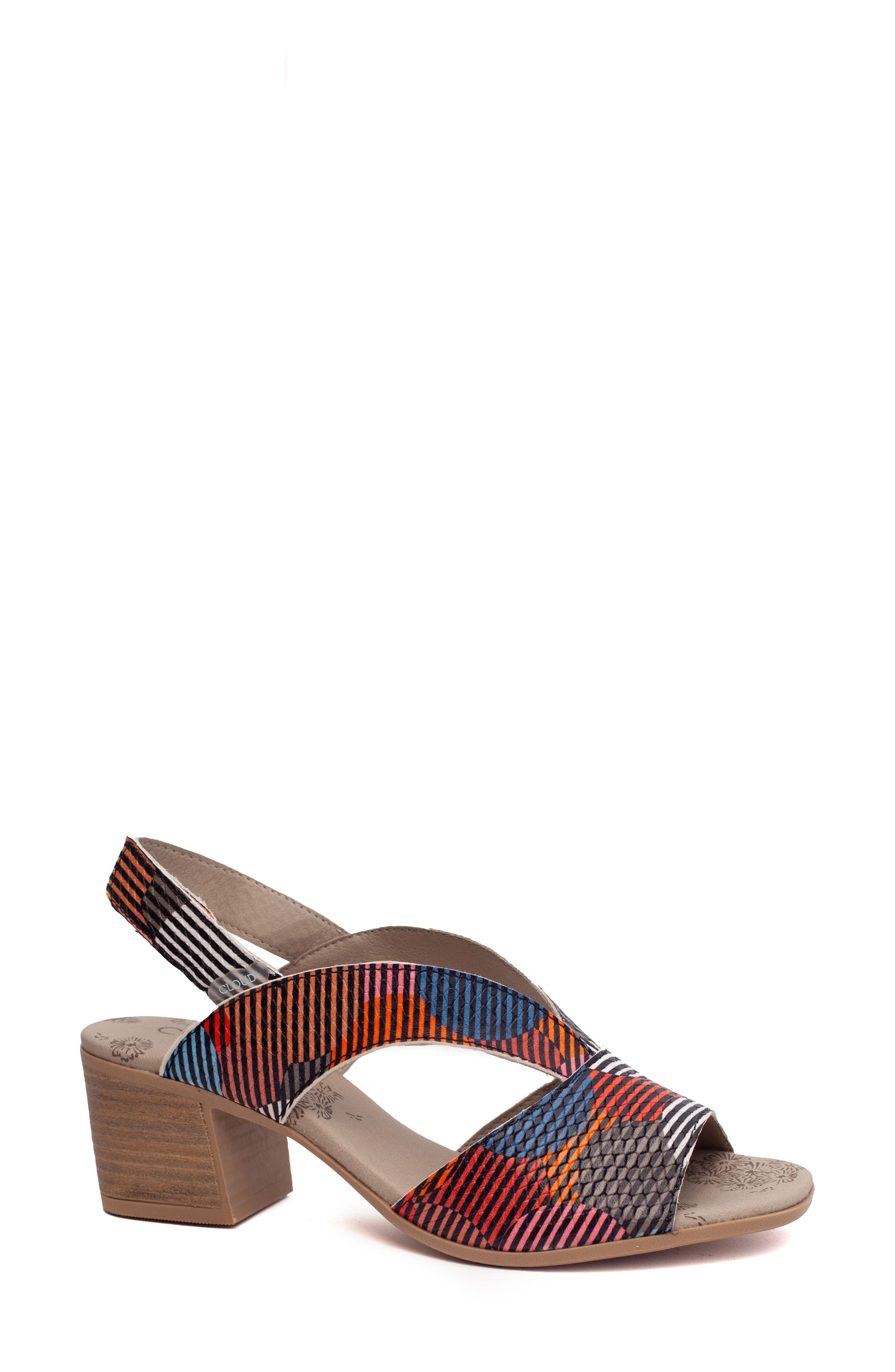 CLOUD Stella Block Heel Sandal, Main, color, 