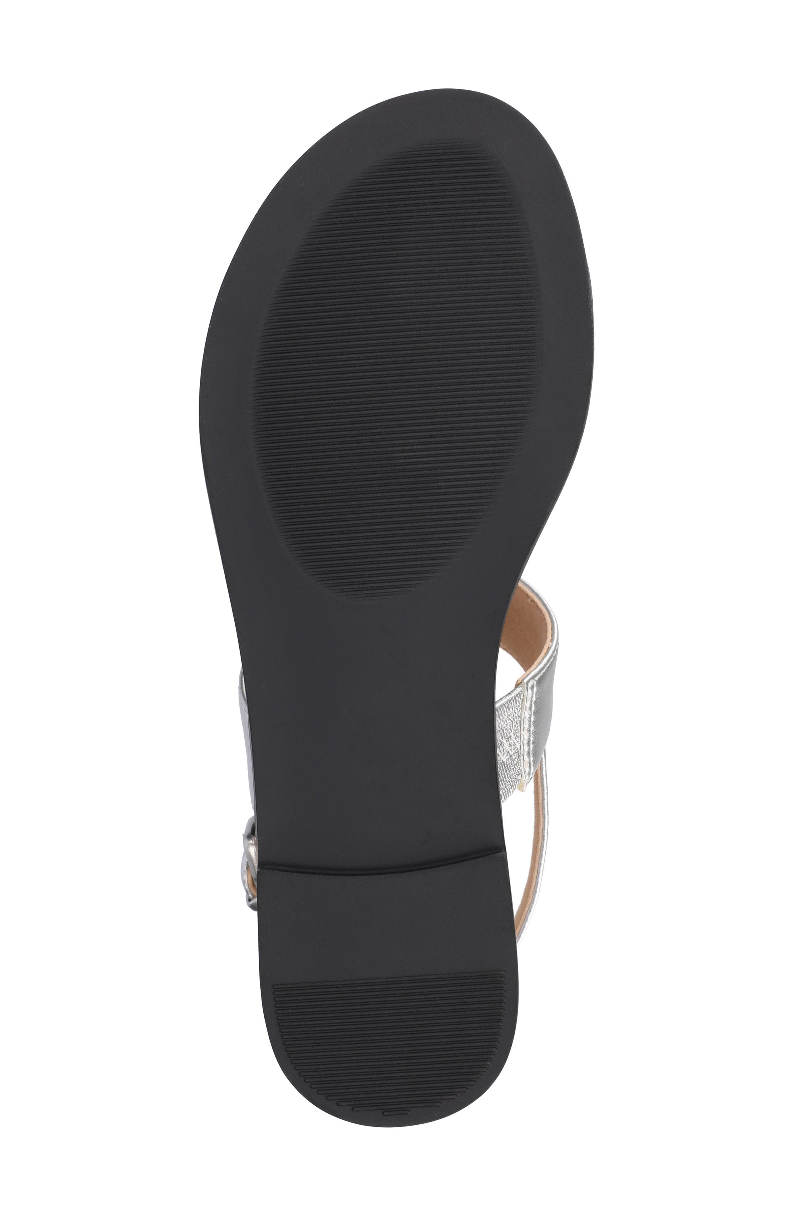 Gerra Toe Loop Sandal, Alternate, color, SILVER