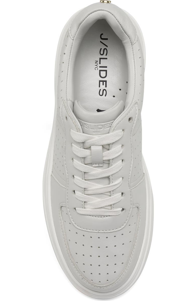 JSlides Footwear Felix Platform Sneaker, Alternate, color, White