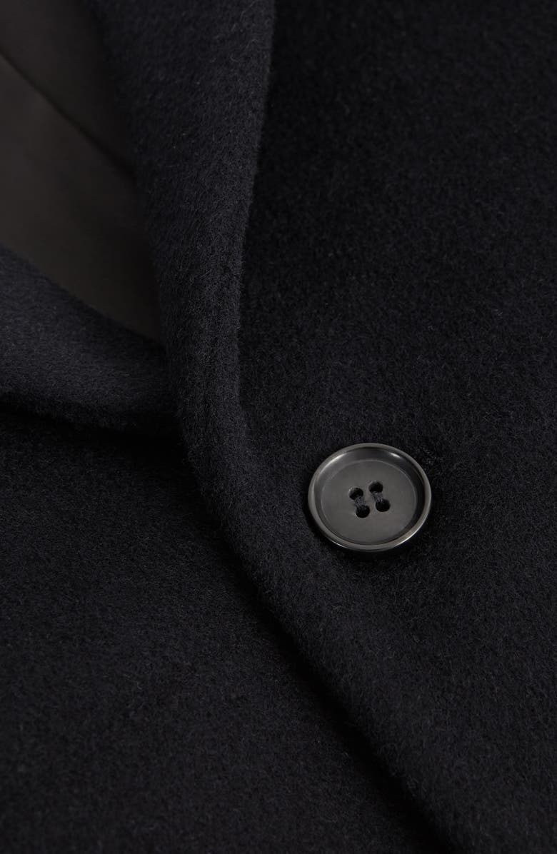 Reiss Kids' Gable Jr. Wool Blend Overcoat, Alternate, color, Navy