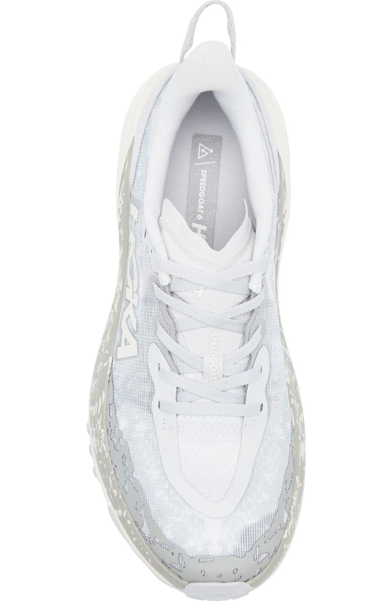 HOKA Speedgoat 6 Trail Running Shoe, Alternate, color, Cosmic Grey / Alabaster