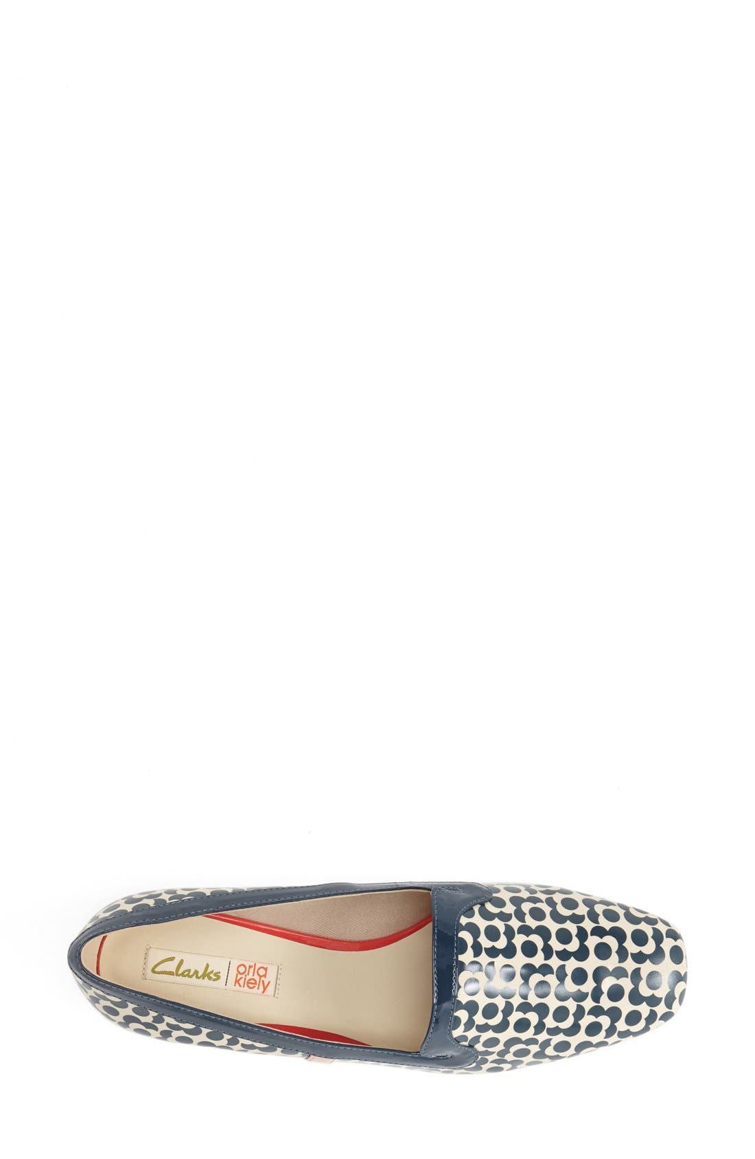 Clarks<sup>®</sup> orla kiely Clarks<sup>®</sup> x Orla Kiely 'Bella' Floral Print Patent Leather Loafer, Alternate, color, 