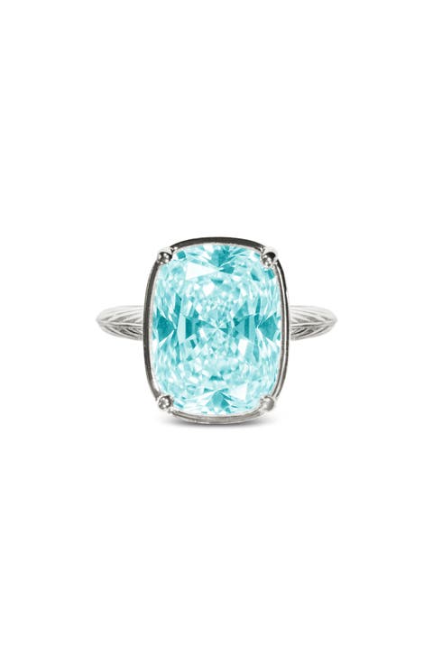 Elongated Cushion Statement Ring
