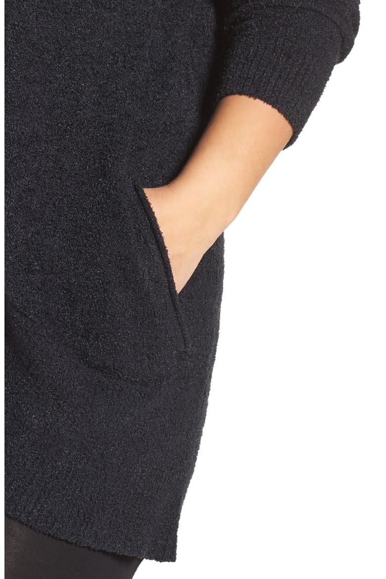 CozyChic Lite® Circle Cardigan, Alternate, color, BLACK