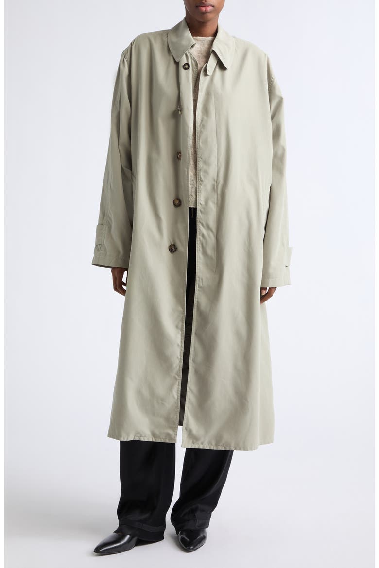 Peached Twill Trench Coat (Women) | Nordstrom