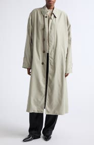 Maison Margiela Peached Twill Trench Coat