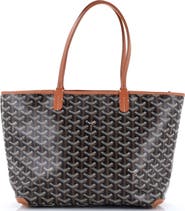 Pre-Owned Goyard Artois Tote Coated Canvas PM