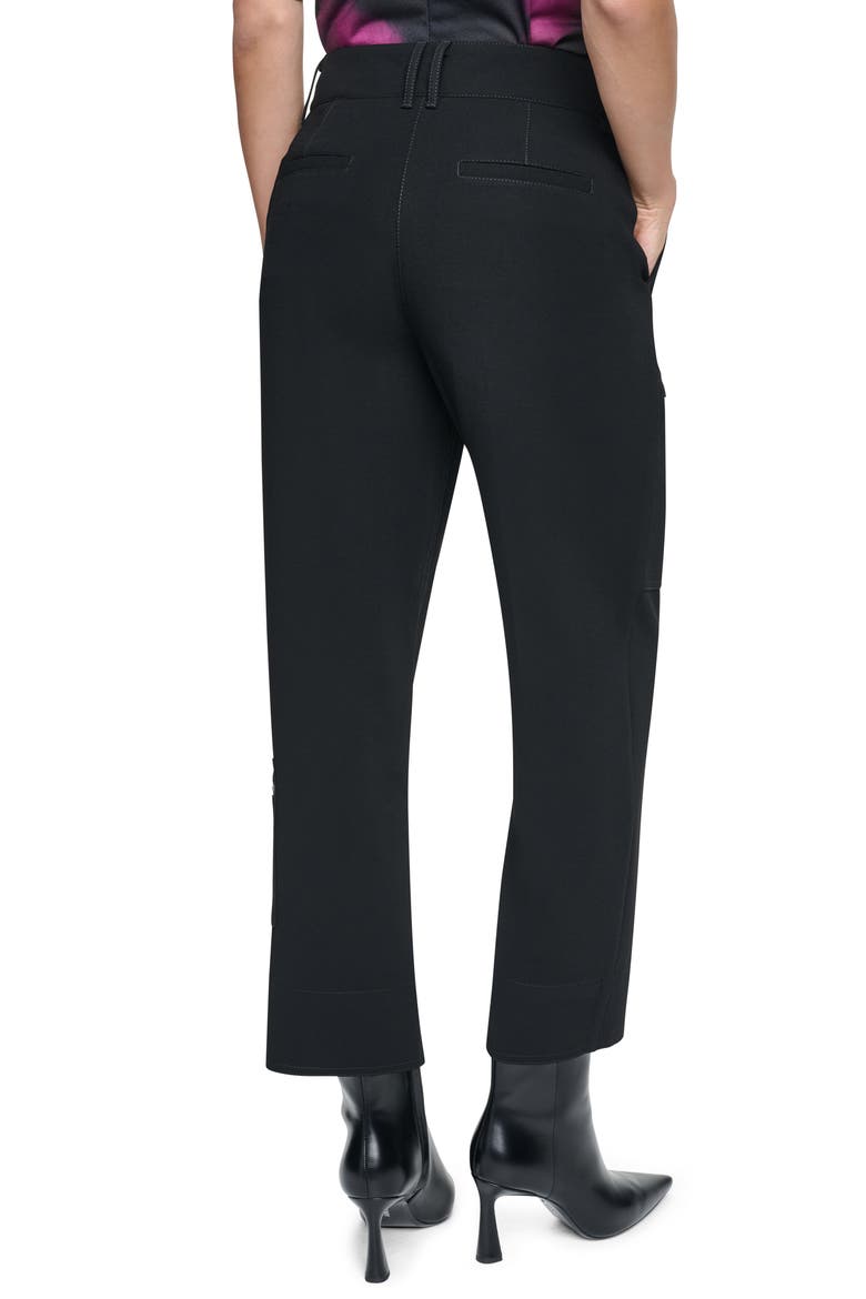 Zip Pocket Utility Pants, Alternate, color, BLACK