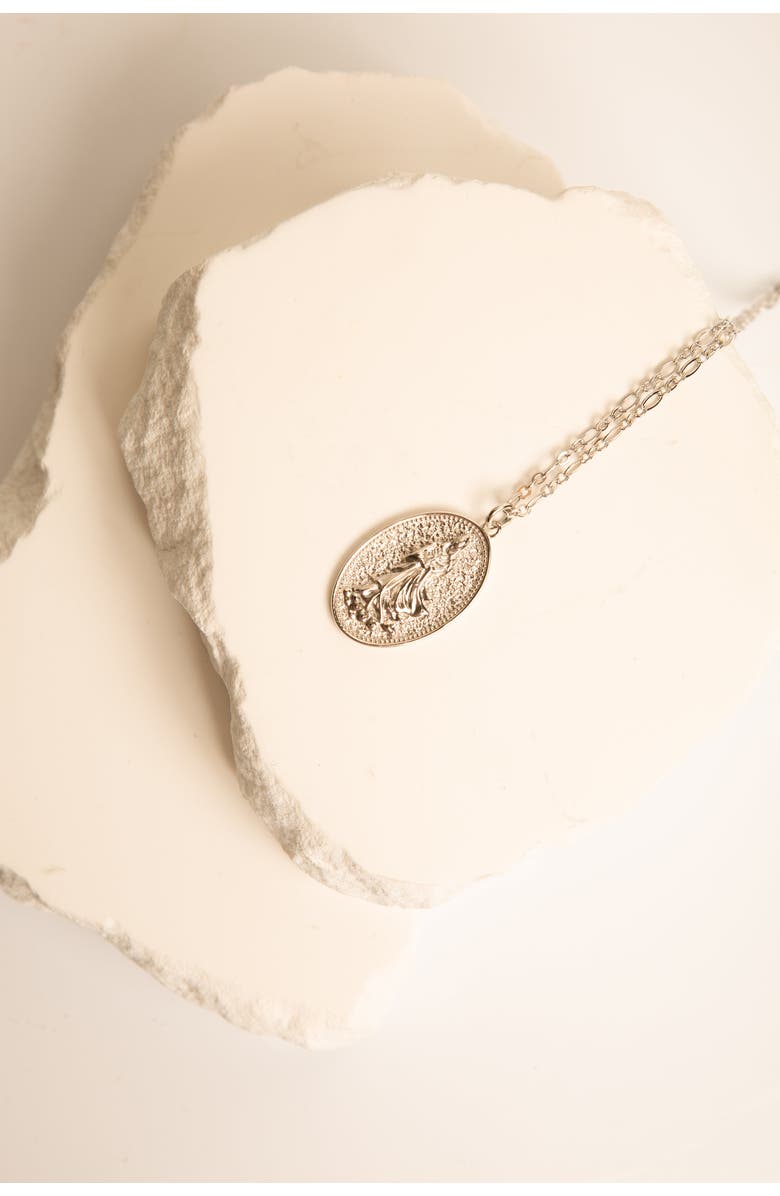 Seven Saints Quan Yin Goddess of Compassion & Mercy Necklace, Alternate, color, White