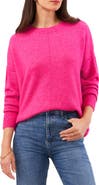 Vince Camuto Center Seam Crewneck Sweater