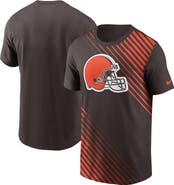 Nike Men's Nike Brown Cleveland Browns Yard Line Fashion Asbury T-Shirt