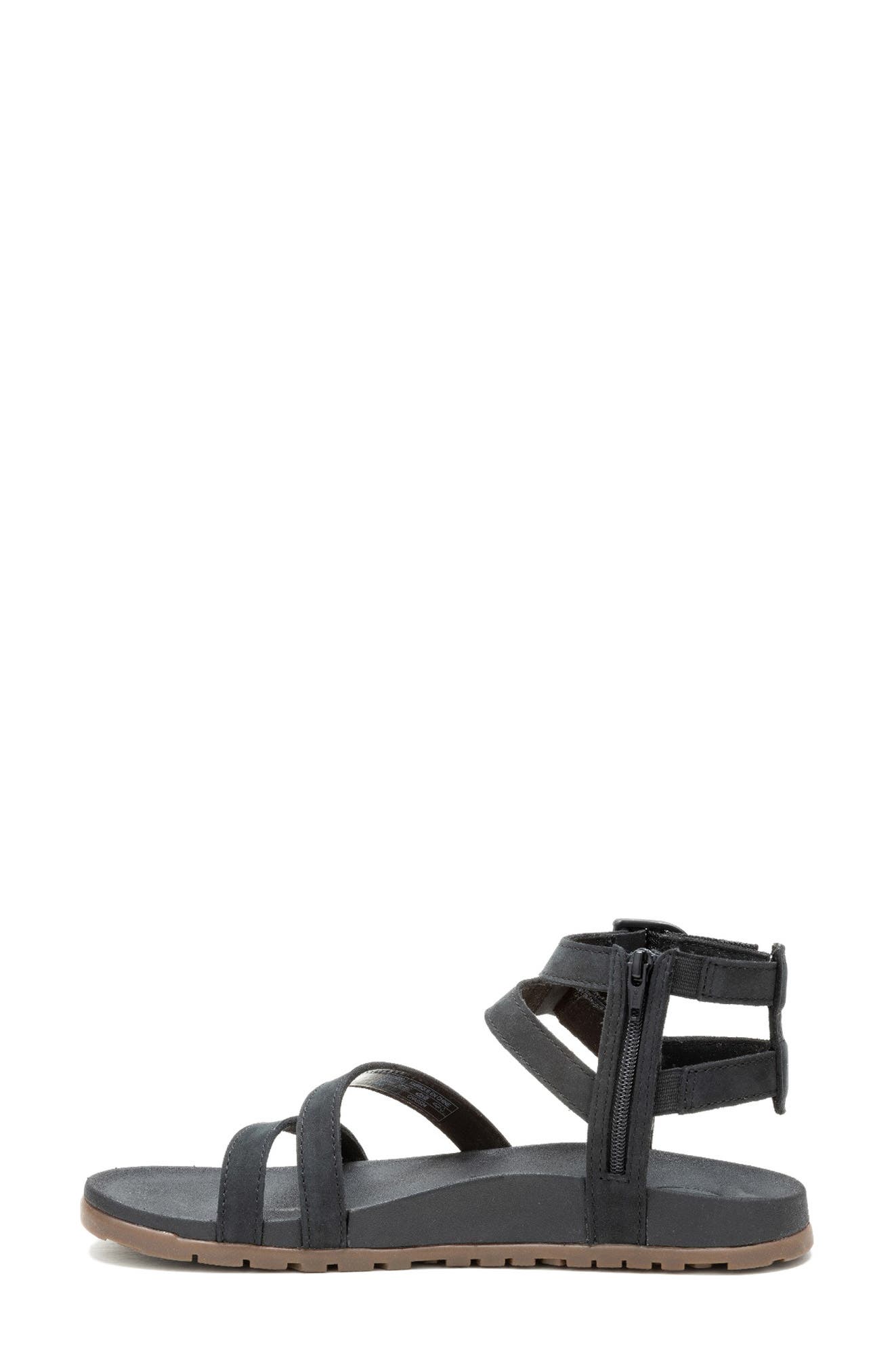 Chaco Black Strappy Sandals size 12 Chaco Lowdown Strappy High Sandal (Women) | Nordstrom main image 4