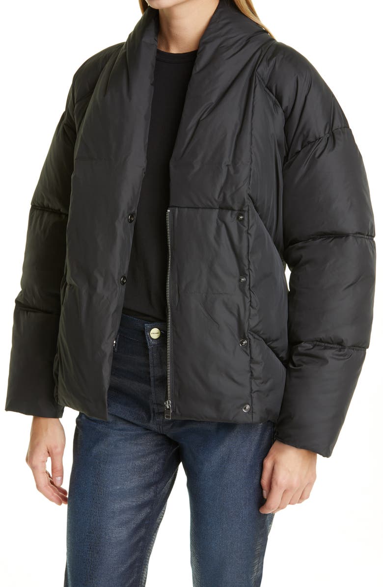 FRAME Wrap Puffer Coat, Alternate, color, 