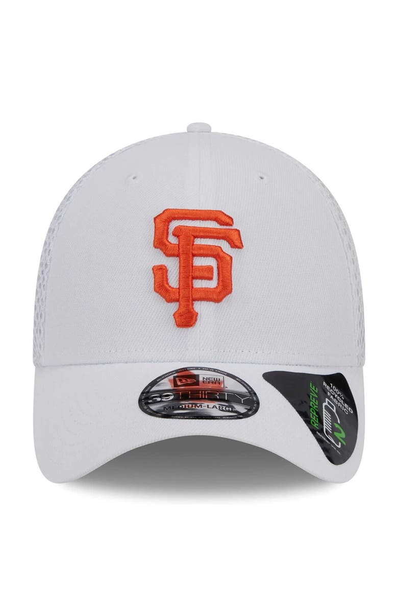New Era Men's New Era White San Francisco Giants REPREVE Neo 39THIRTY Flex Hat, Alternate, color, White