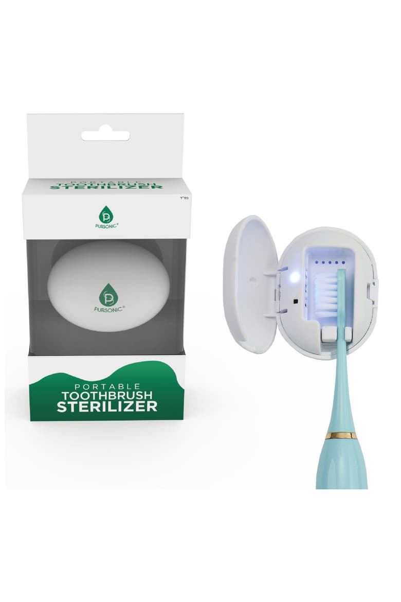Portable Toothbrush Sterilizer, Alternate, color, WHITE