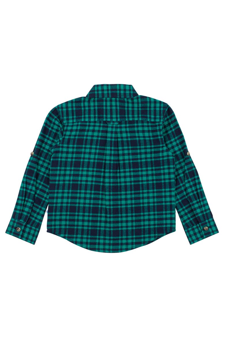 Baby Boys Long Sleeve Button Down Shirt, Alternate, color, Hayden Plaid