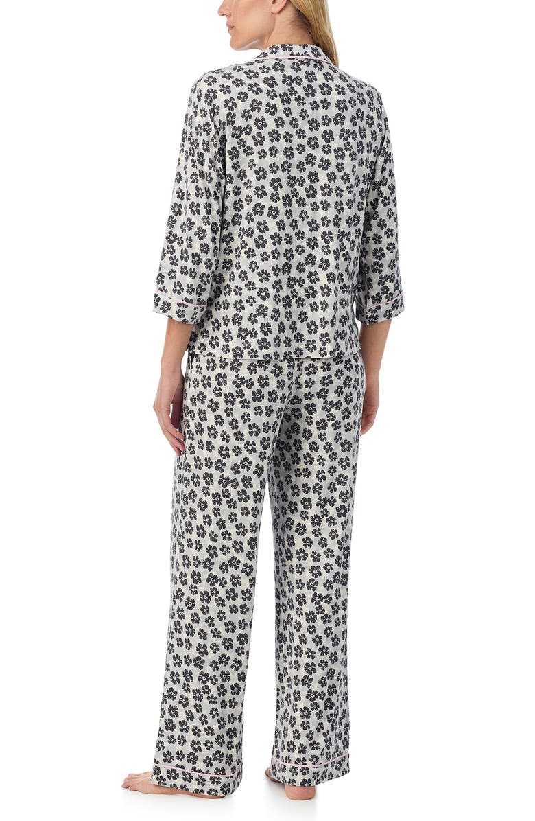 Sanctuary Floral Long Pajamas, Alternate, color, Grey Floral