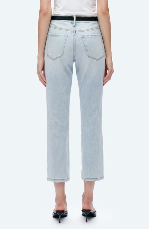 Bayeas High Waist Ankle Straight Leg Jeans