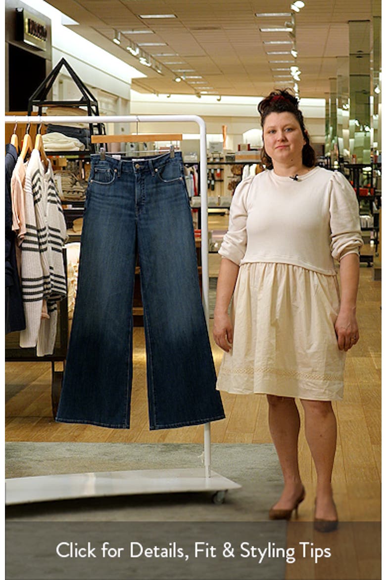 Soft Tech Good Waist Palazzo Ankle Jeans video