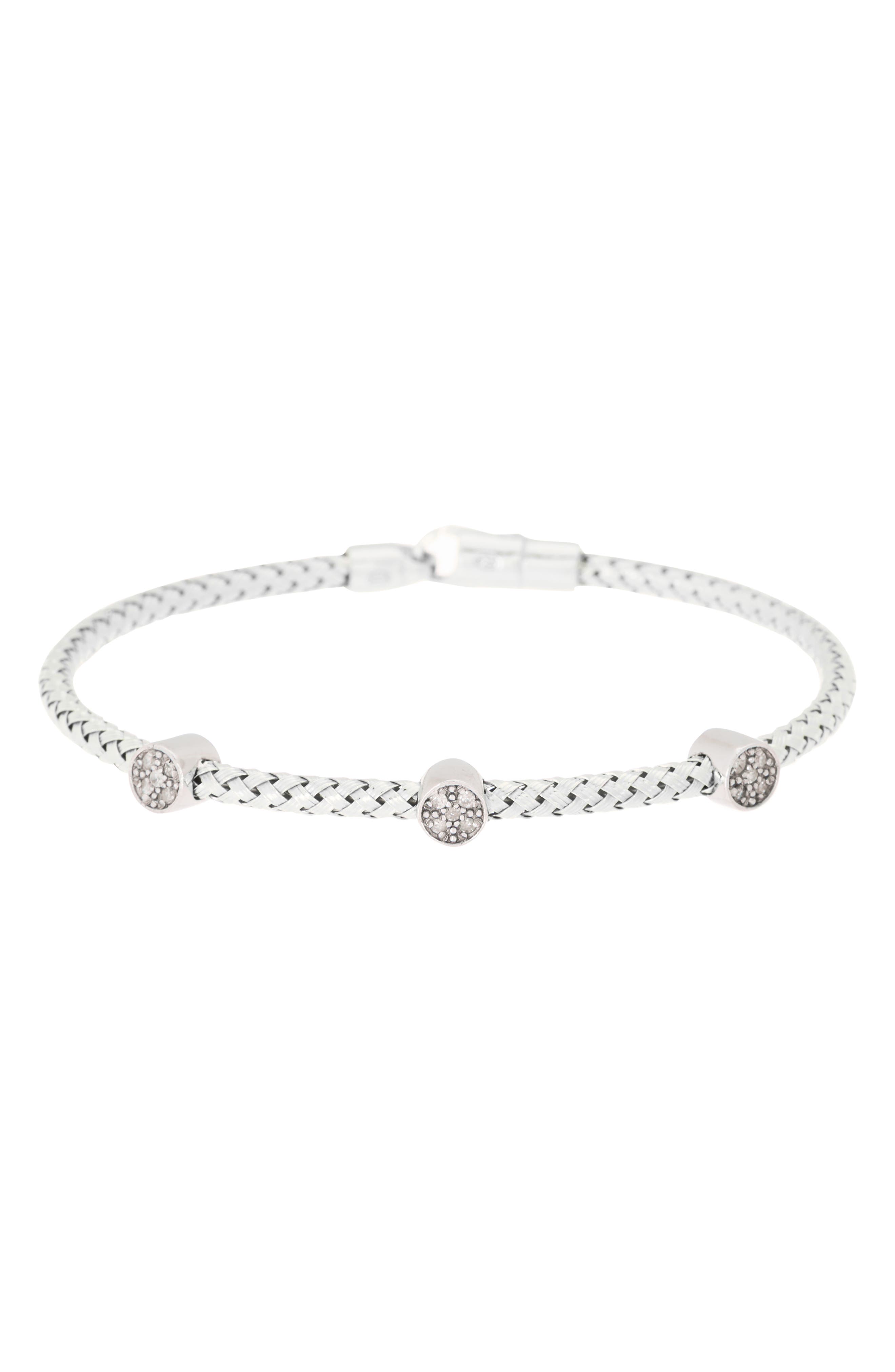 MESHMERISE Diamond Bangle Bracelet - 0.2ct.