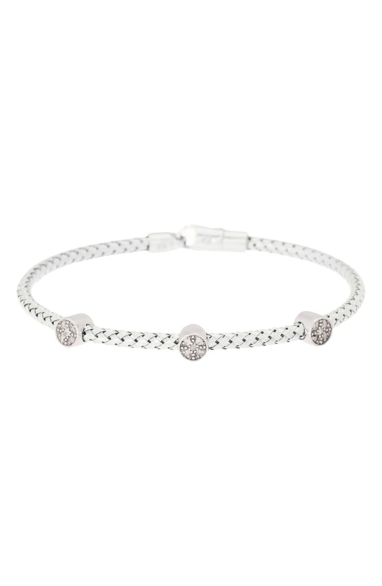 MESHMERISE Diamond Bangle Bracelet - 0.2ct., Main, color,