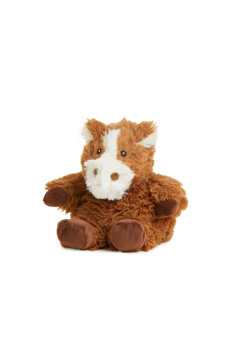 Warmies Horse Junior Plush Toy, Main, color, Dark Brown
