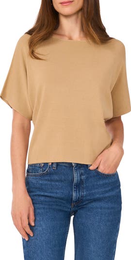 Short Sleeve Crop Sweater
