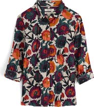 Seasalt Cornwall Larissa Printed Organic Cotton Button-Up Shirt