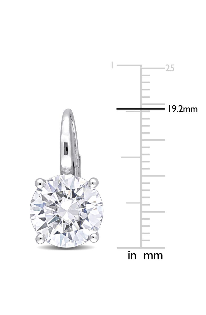 Julianna B. Moissanite Drop Earrings 10k White Gold, Alternate, color, 