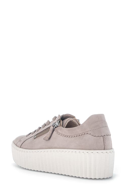 Gabor 43.200 Platform Sneaker In Creme